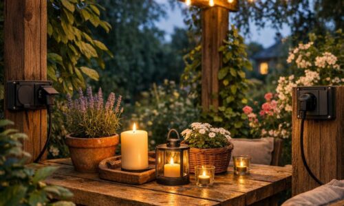 Strom im Grünen: Wie Sie Ihre Terrasse clever und sicher erleuchten